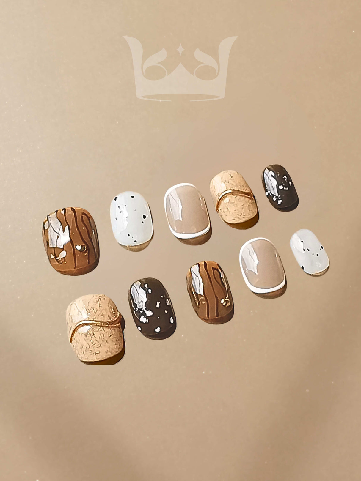 Eye-catching and glamorous nails with pastel colors and rhinestone embellishments for special occasions or adding glamour to everyday look.
