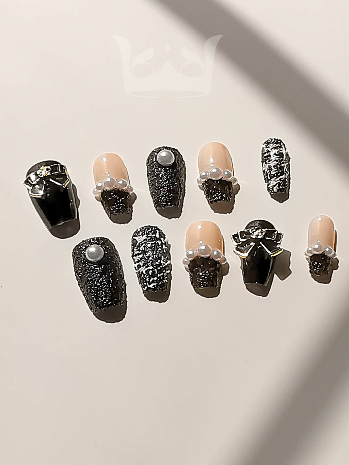 Bold and fancy nails for special occasions with unique design features like color scheme, texture, embellishments, finish, and nail shape.