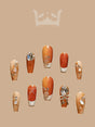 Luxury nail tips with mix of colors, designs, and embellishments for nail art enthusiasts to showcase in professional salons or at home.
