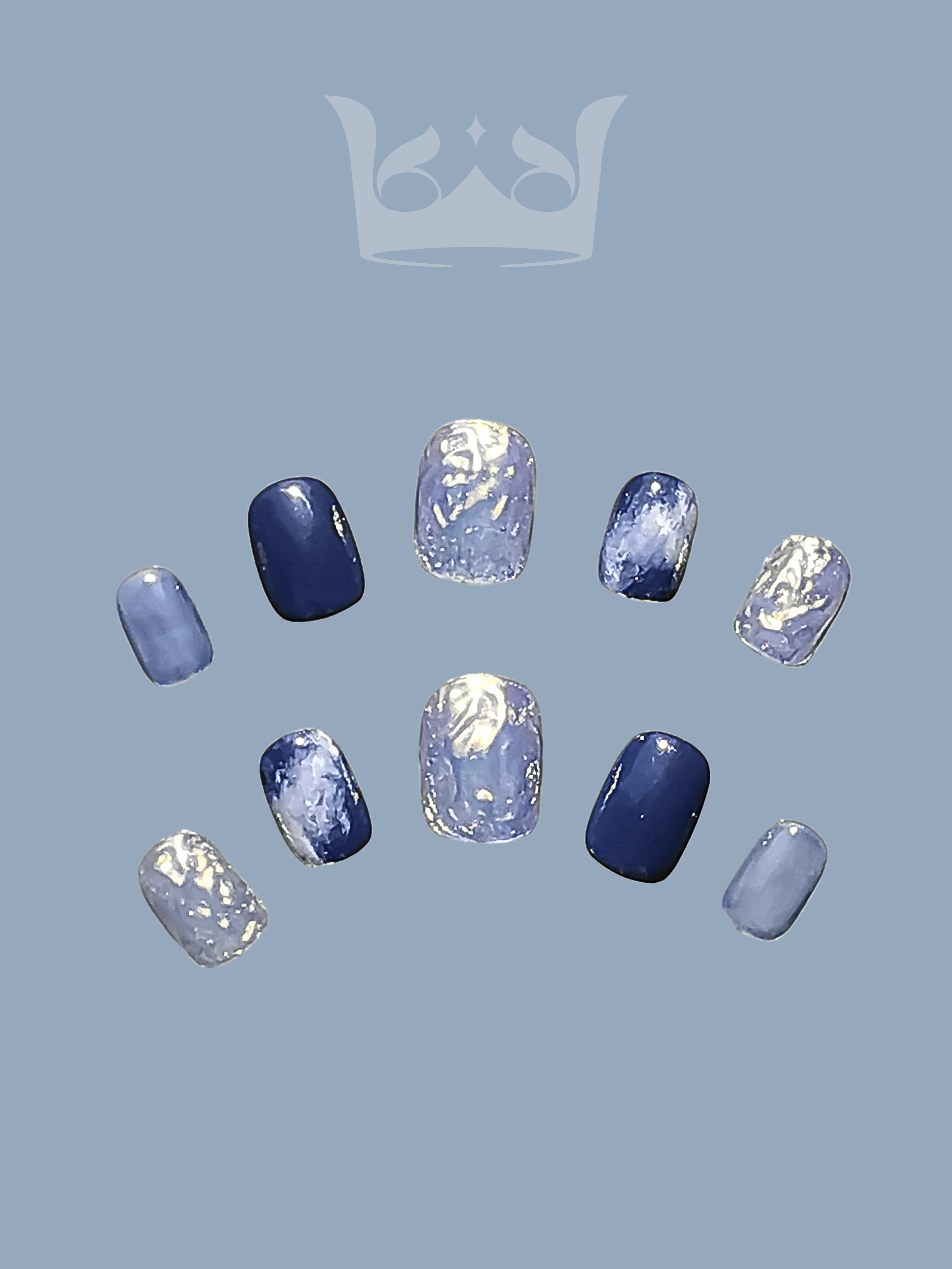 Fashionable and artistic nails for business casual with varying colors and designs for personal expression.