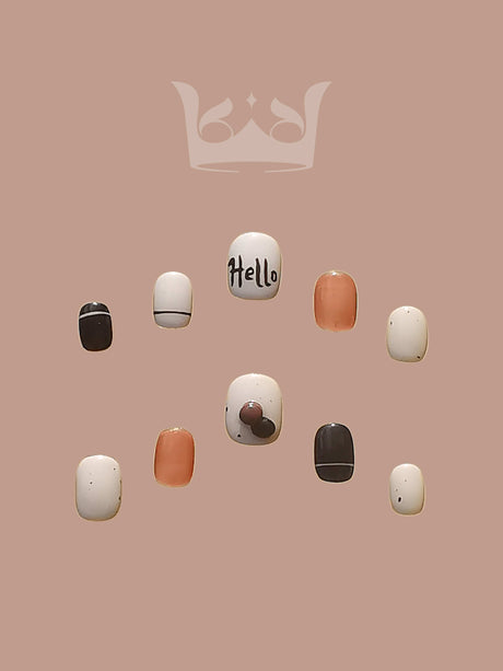 These high-end fashion nails are for those who want to make a statement with trendy designs, pearls, rhinestones, and chains.