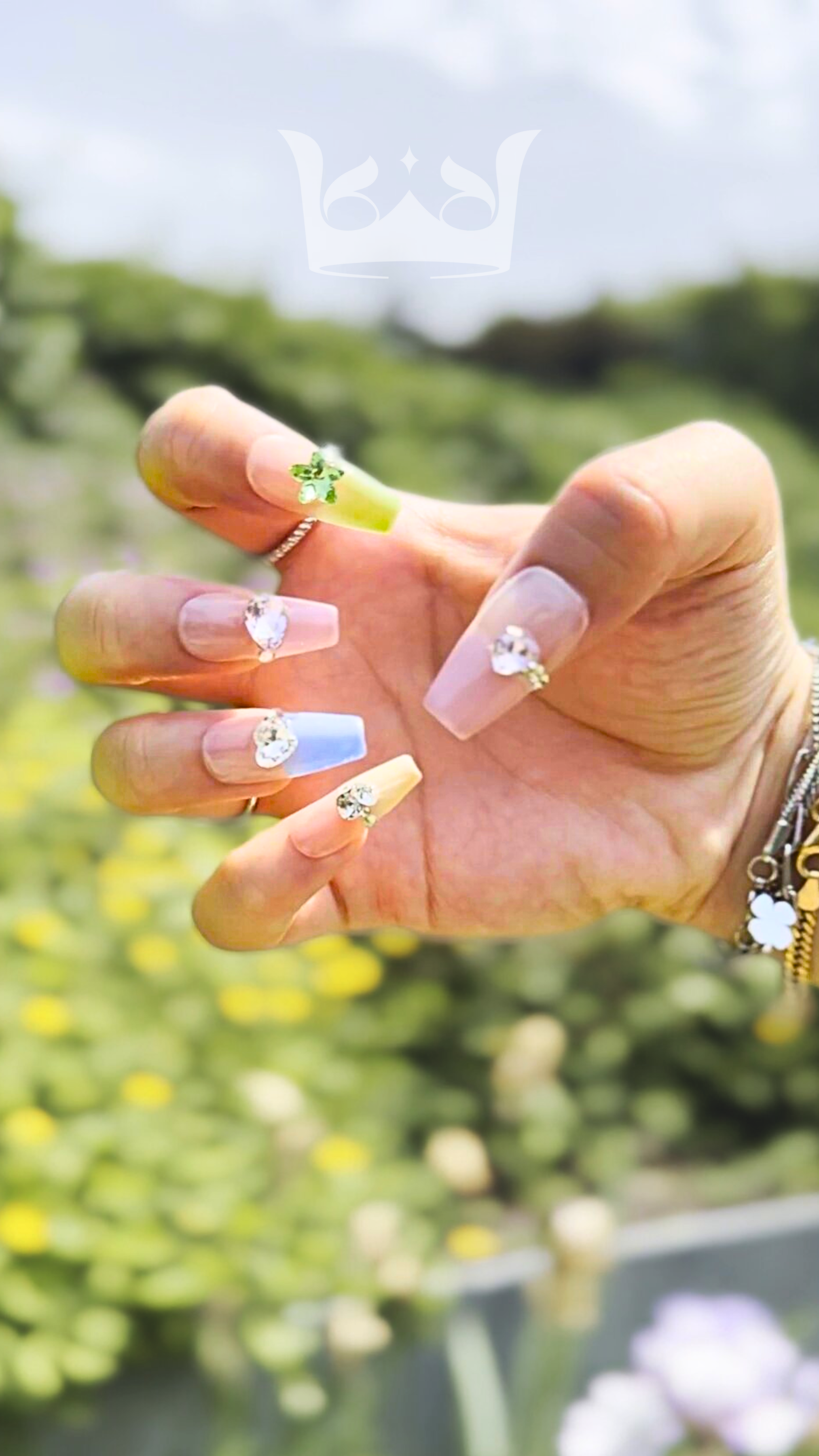 PRESS ON outlet NAILS ♥️ SWEET CANDY